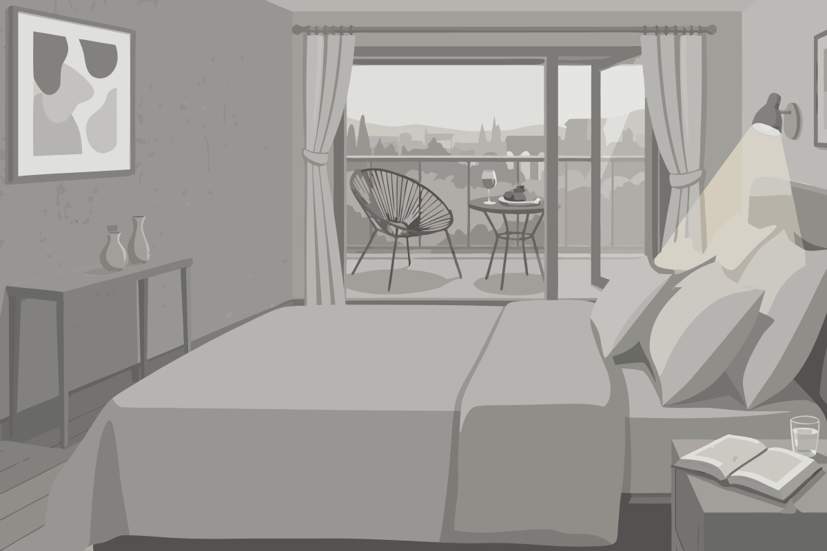 Comfort Einzelzimmer mit Meerblick